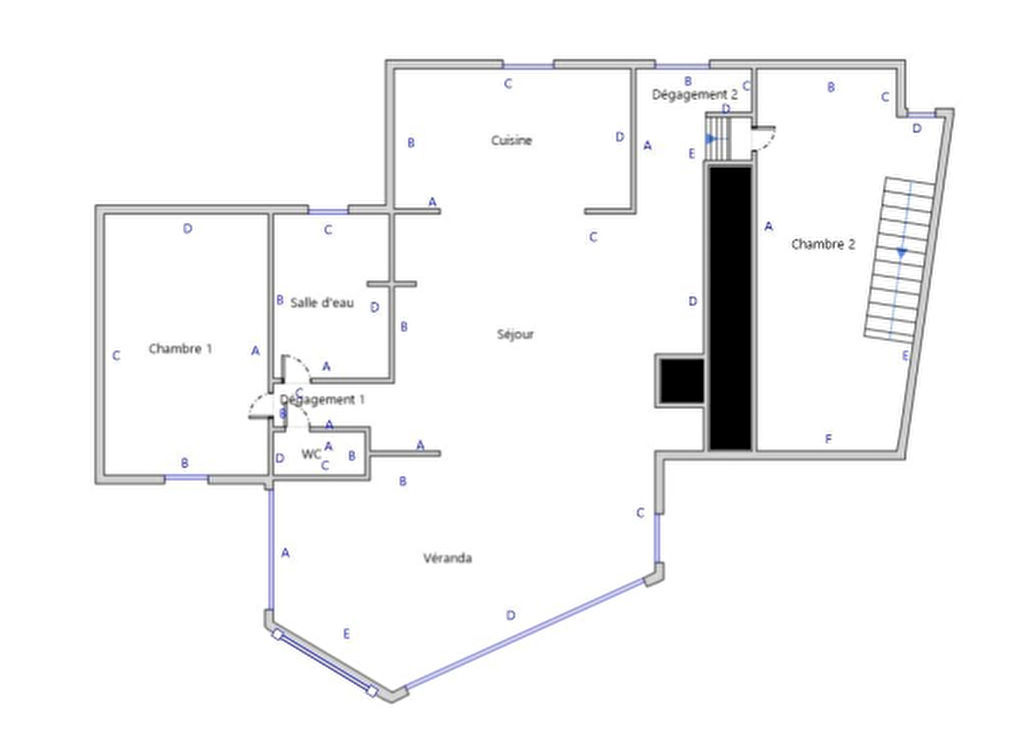 Maison Cormery 3 pièce(s) 90 m2